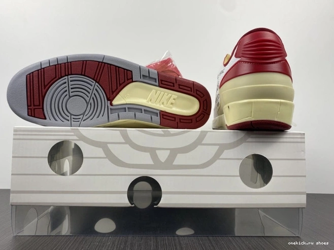 Rep White 2 Off-White Jordan DJ4375-106 Low Red Retro SP 0610